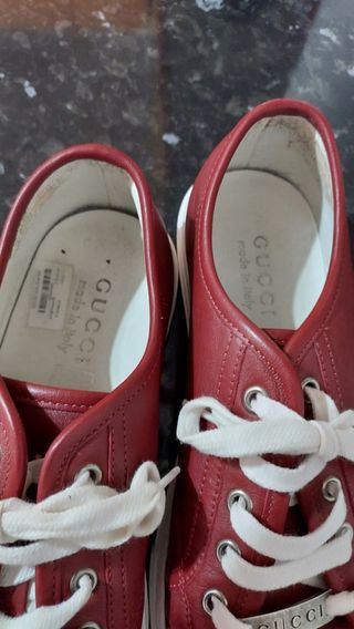 Zapatillas Gucci rojas
