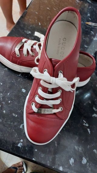 Zapatillas Gucci rojas