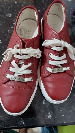 Zapatillas Gucci rojas