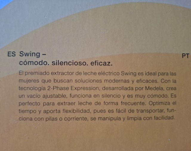 Sacaleches Medela Swing Eléctrico