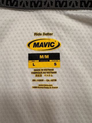 Maillot ciclismo de mujer Mavic Talla M