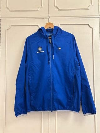 Chaqueta Adidas azul cortavientos