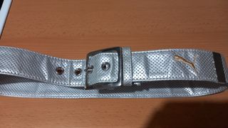 Cinturón Puma plateado