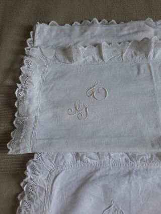 Fodere cuscino cotone bianco ricamata