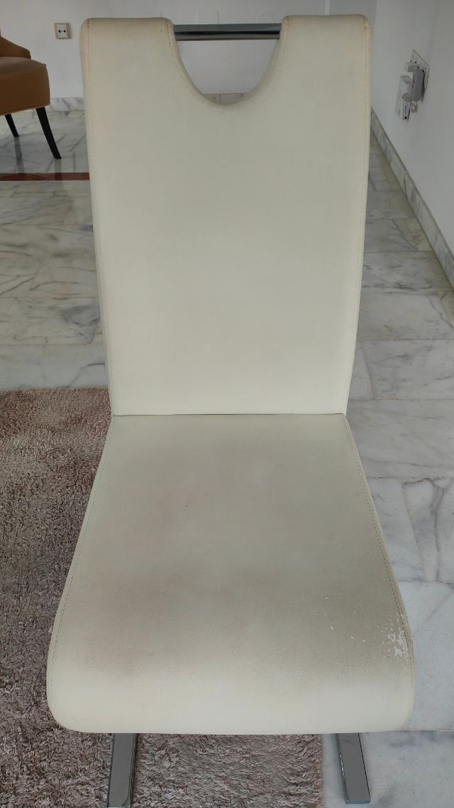 Mesa cristal moderna - 6 sillas