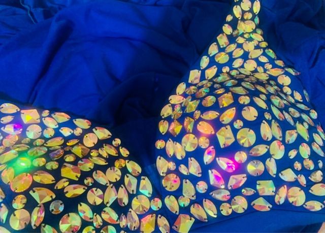 Vestido largo azul Lucas & Emma