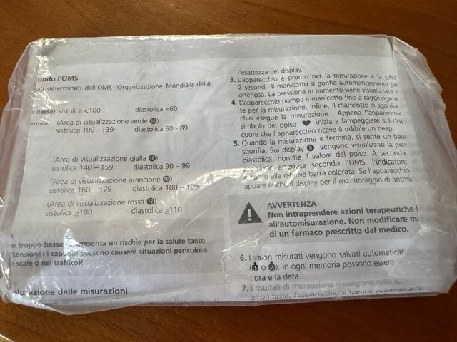 Misuratore di pressione da braccio Medisana