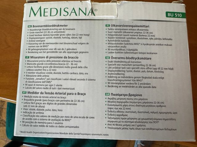 Misuratore di pressione da braccio Medisana