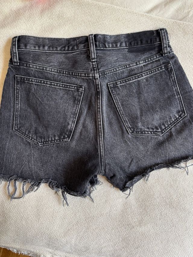 Shorts Abercrombie negros -talla 26/2
