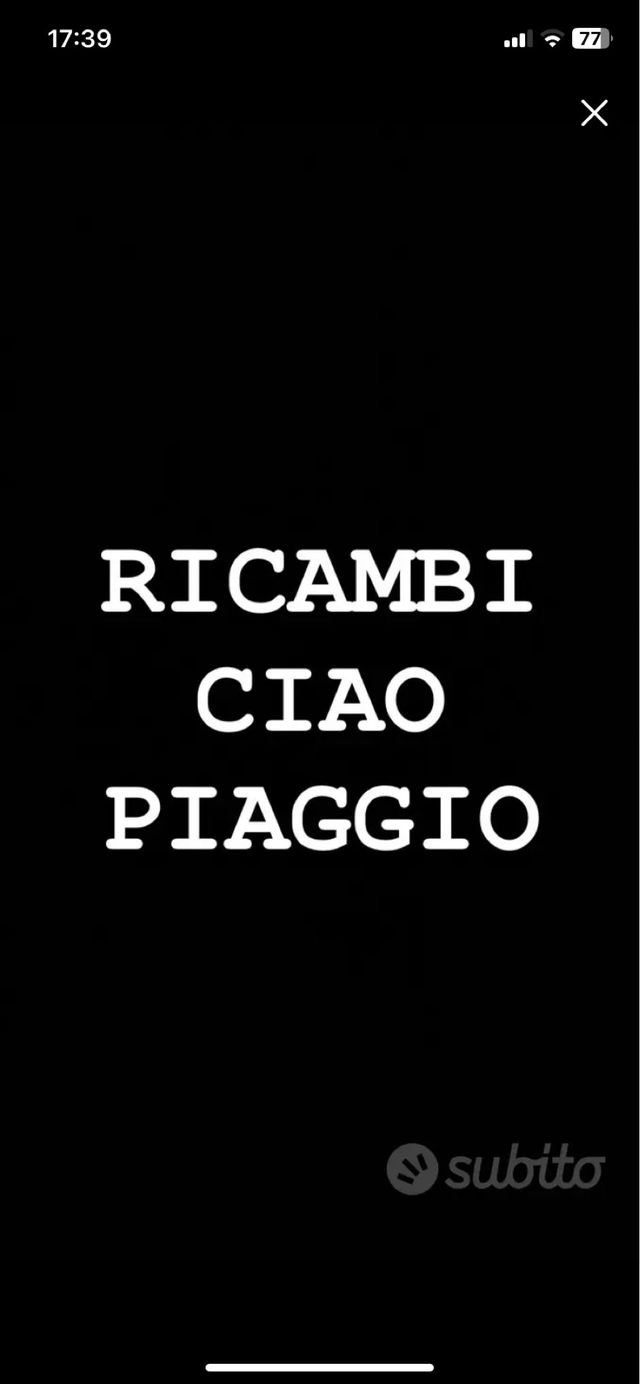 Ricambi Piaggio Ciao/Si/Bravo