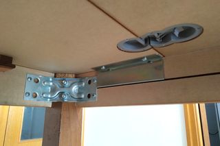 Mesa extensible IKEA marrón