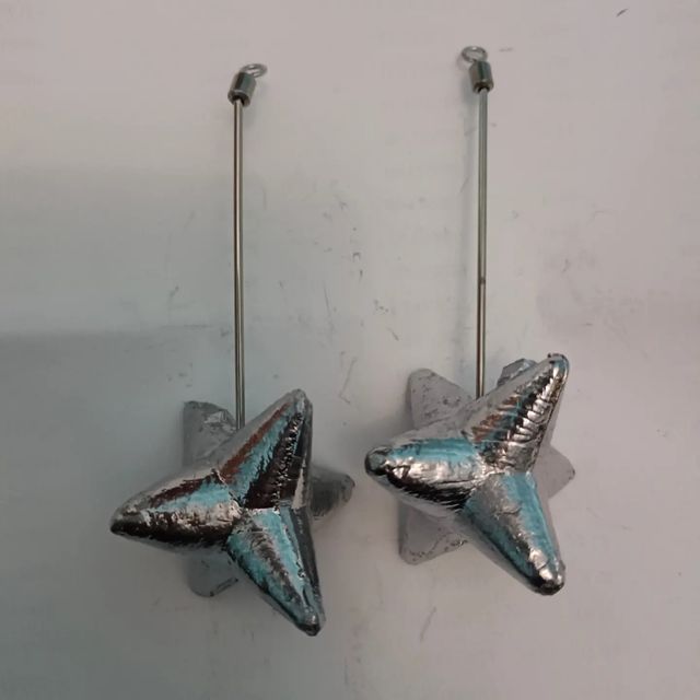 Lote 8 plomos de estrella