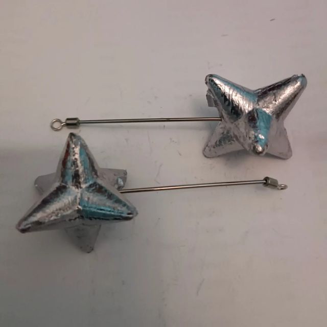 Lote 8 plomos de estrella