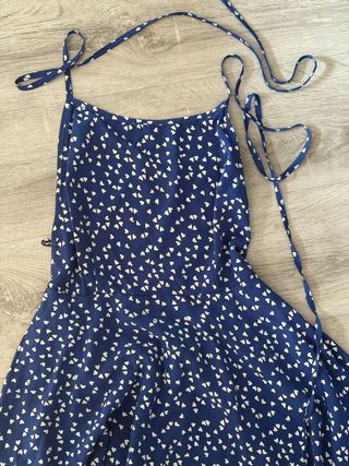 Vestido corto - estampado corazones