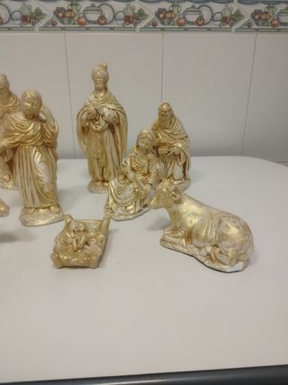 Nacimiento Belén - Figuras Oro
