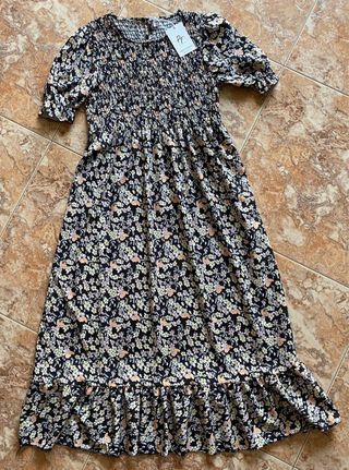 Vestido largo flores