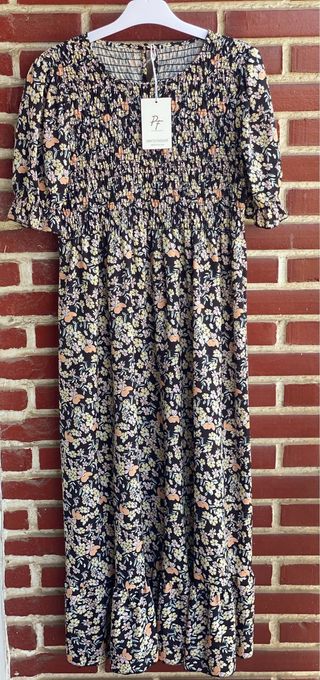 Vestido largo flores