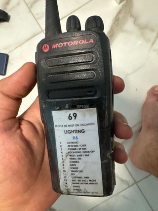 Motorola DP1400 walkie-talkie