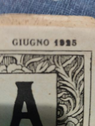 Rivista La Cultura Moderna - Giugno 1925