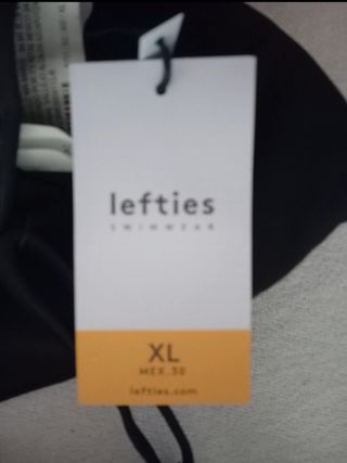 Bañador Lefties negro - XL