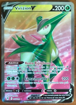 Virizion V - Carta Pokémon