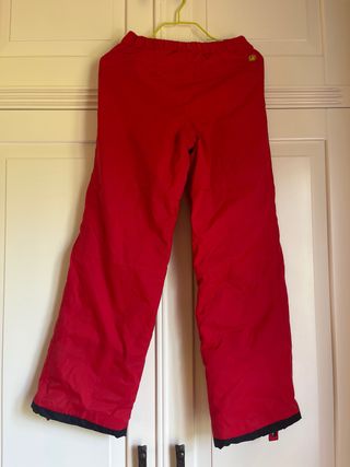 Pantalones nieve Berg rojo niño