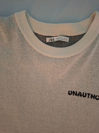Jersey ZARA beige talla S
