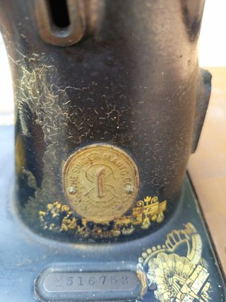 Máquina coser Singer antigua