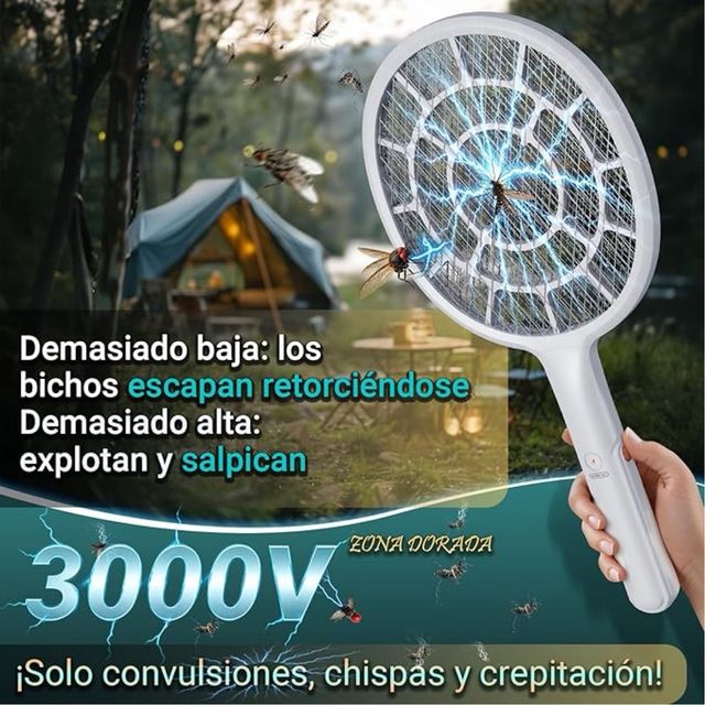 Raqueta Eléctrica Mosquitos
