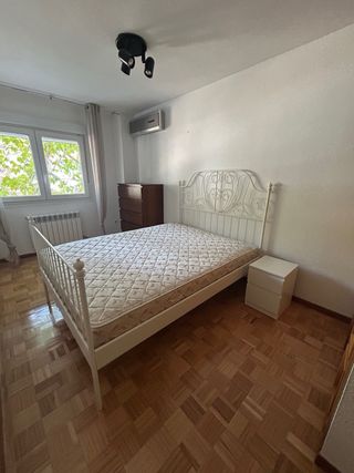 Estructura de cama completa  Ikea Metal Blanco 