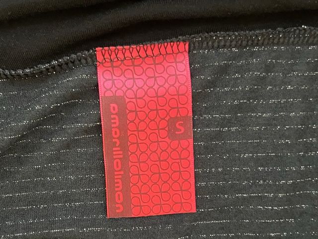 Vestido negro y rosa talla S