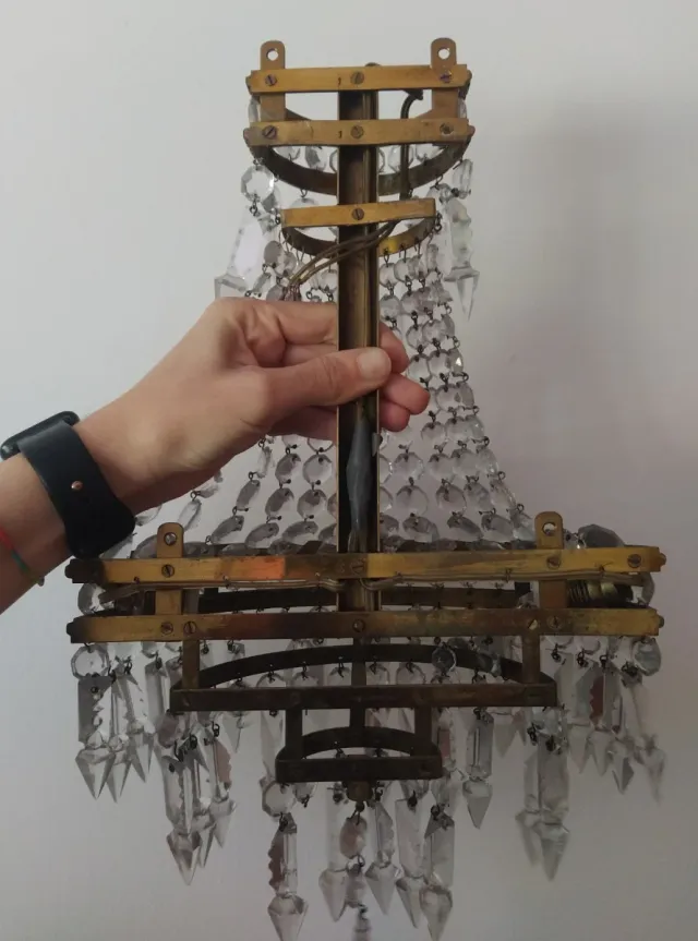 Lámpara pared estilo imperio