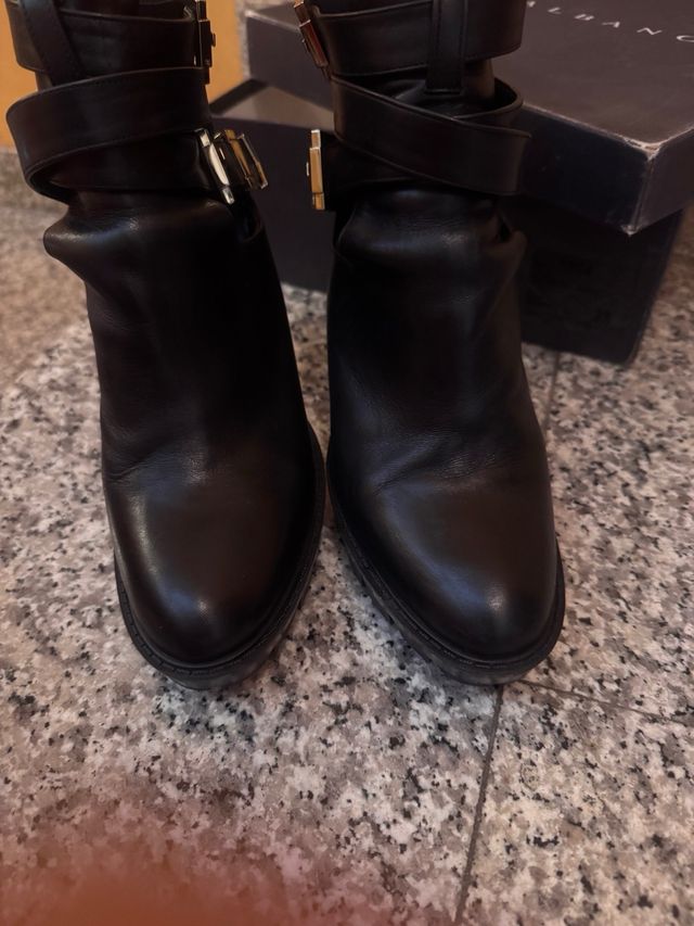 Stivaletti Albano Pelle Nera