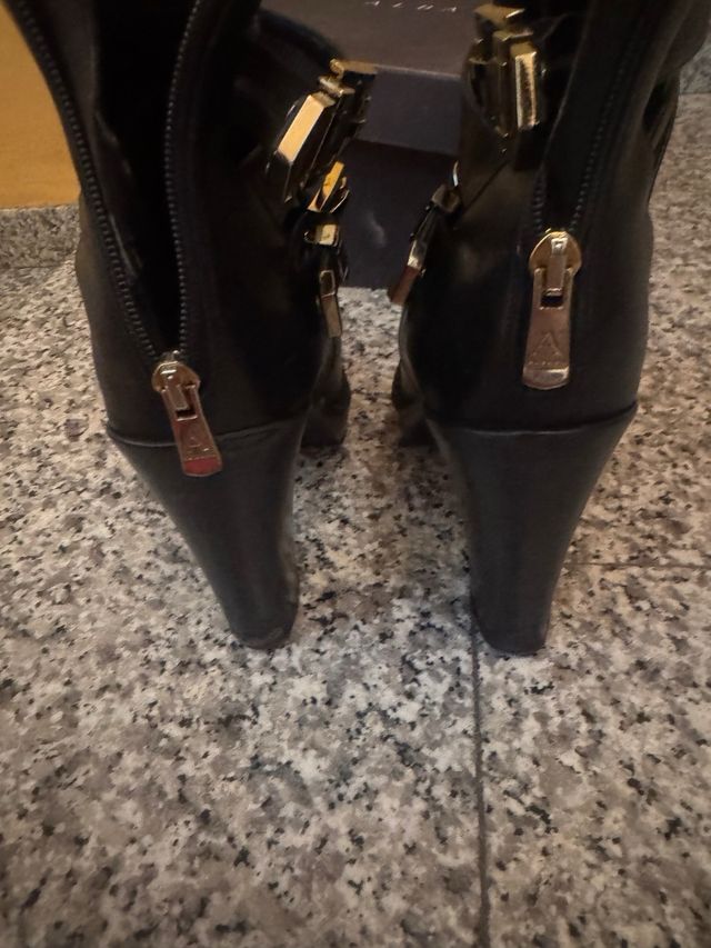 Stivaletti Albano Pelle Nera