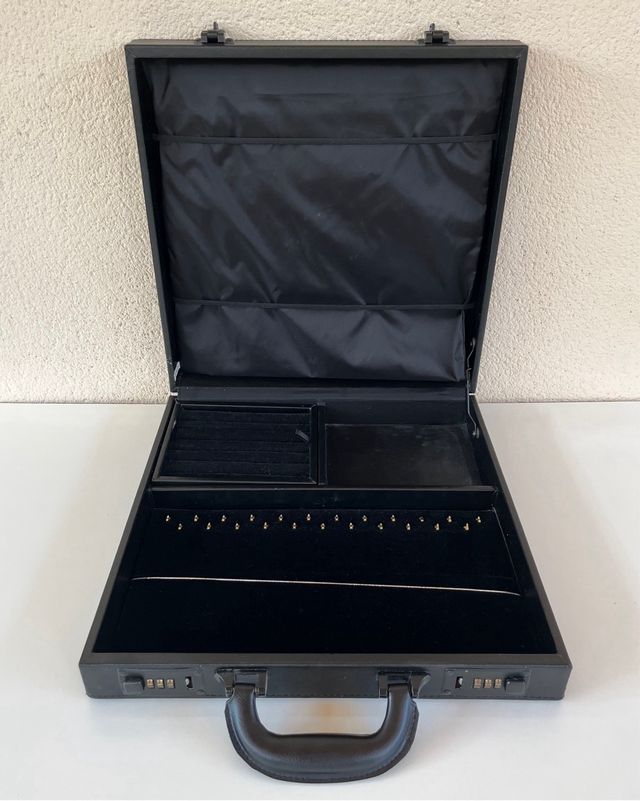 Maletín joyero negro