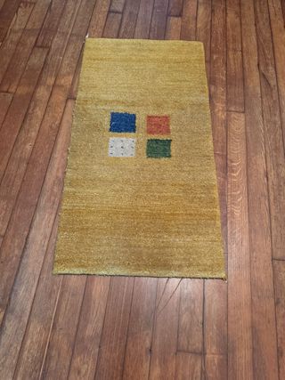 Tappeti persiani gialli multicolori
