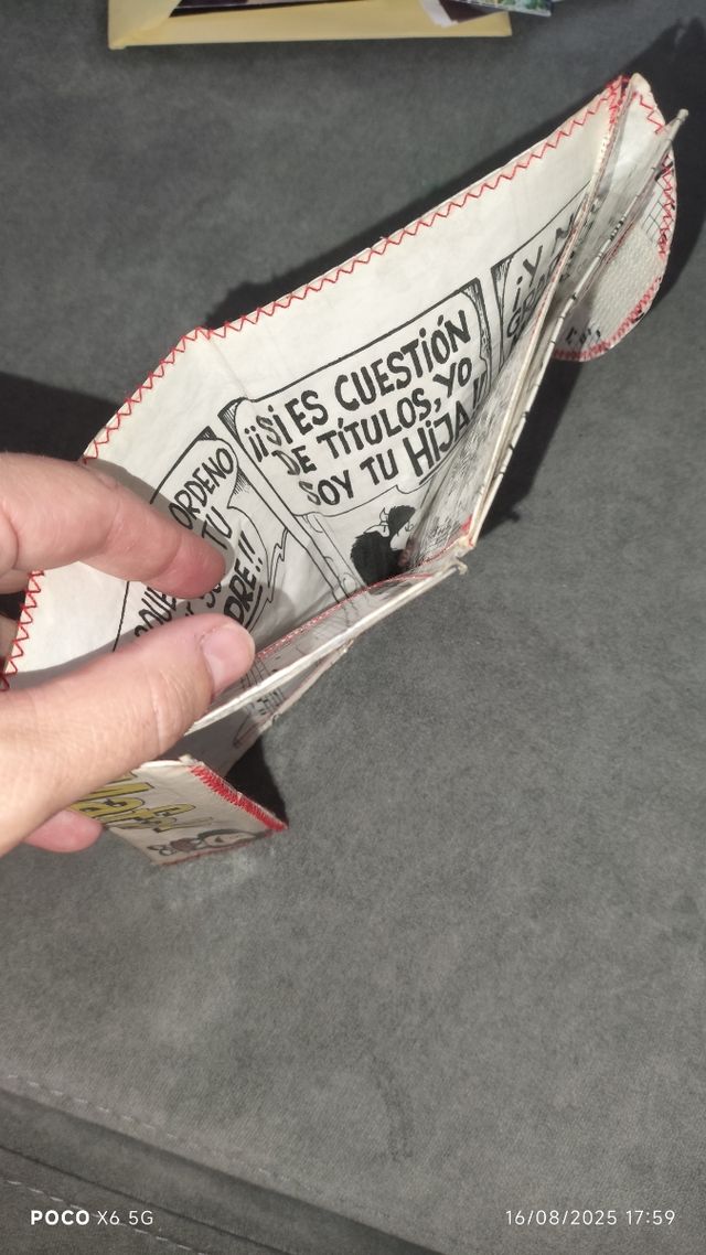 Billetera Mafalda - hecha a mano