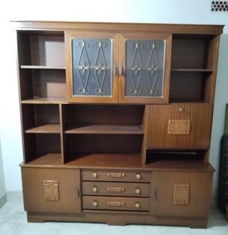 Librería madera caoba - Mueble antiguo