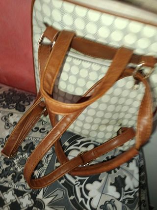 Zaino bianco panna - punti