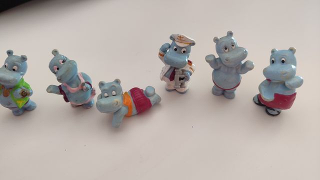 Figuras Hipopótamos Kinder años 90