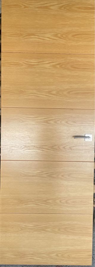 Puerta interior roble maciza