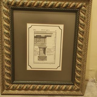4 Quadri | Colonne di disegno tecnico