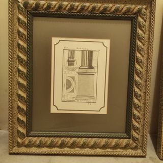 4 Quadri | Colonne di disegno tecnico