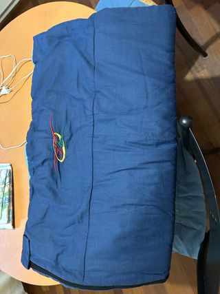 Sacco a pelo singolo blu
