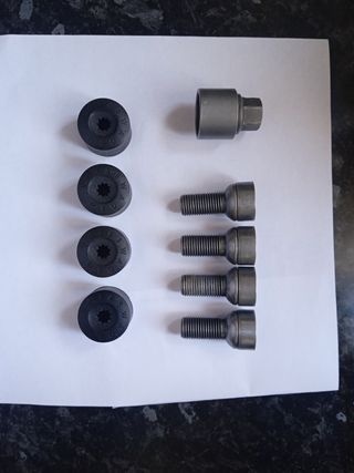 Kit tornillos antirrobo VW-Audi-Seat