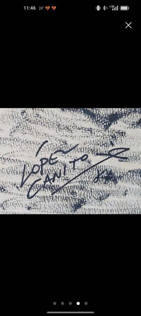 Pintura carboncillo lopez canito Curro Plaza Toros