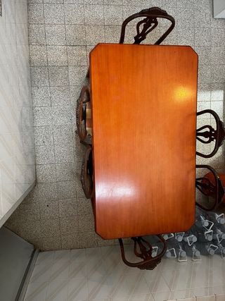 Mesa comedor 6 sillas madera