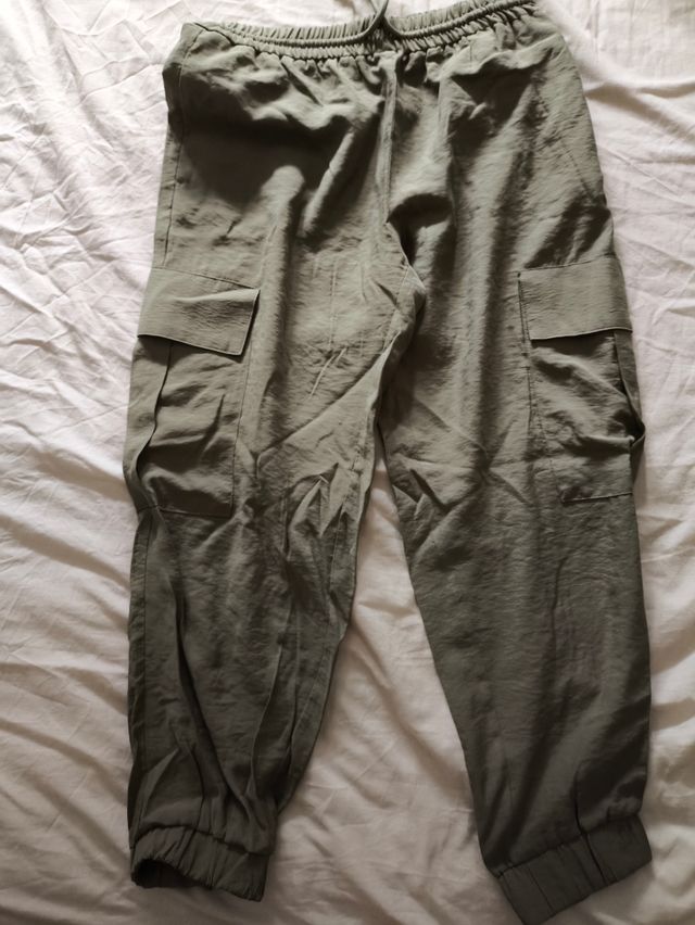 Pantalones cargo verano - verde oliva