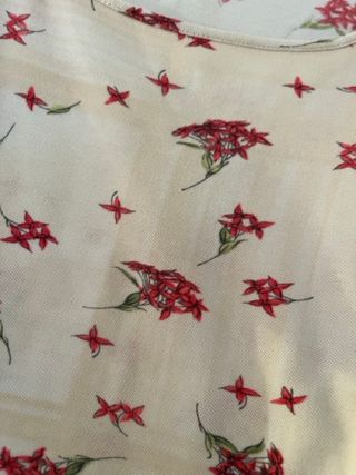 Maglietta fiori vintage