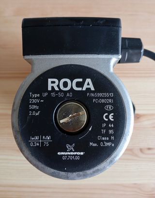 BOMBA CALDERA ROCA  UP 15-50 AO GRUNDFOS